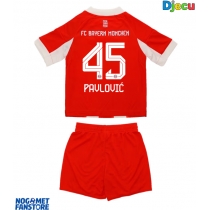 Bayern Munich Aleksandar Pavlovic #45 Domaci Dres za djecu 2025-26 Kratak Rukav (+ Kratke hlače)